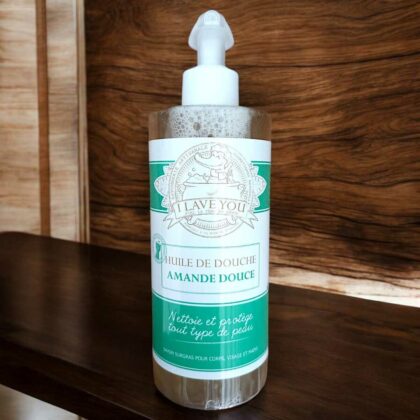 Huile de douche à l'amande douce bio