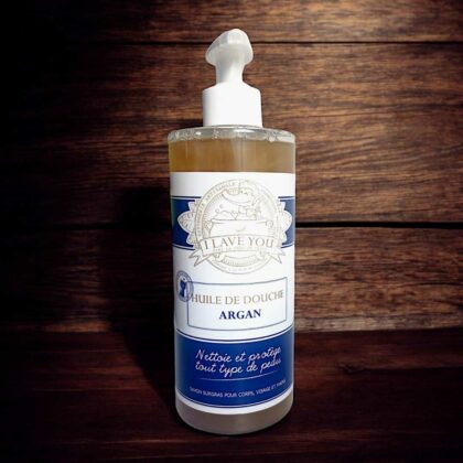 Huile de douche à l'argan bio