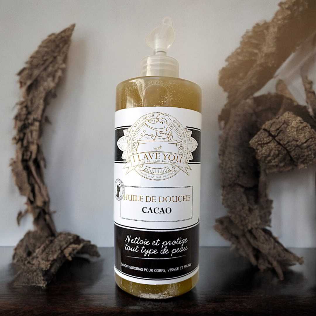 Huile de douche - beurre de cacao bio – Image 2