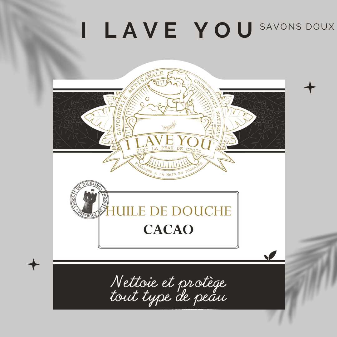 Huile de douche - beurre de cacao bio – Image 3