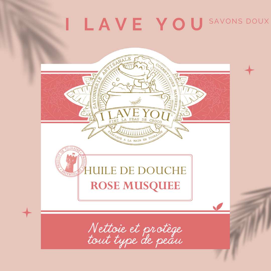 Huile de douche - rose musquée bio – Image 2