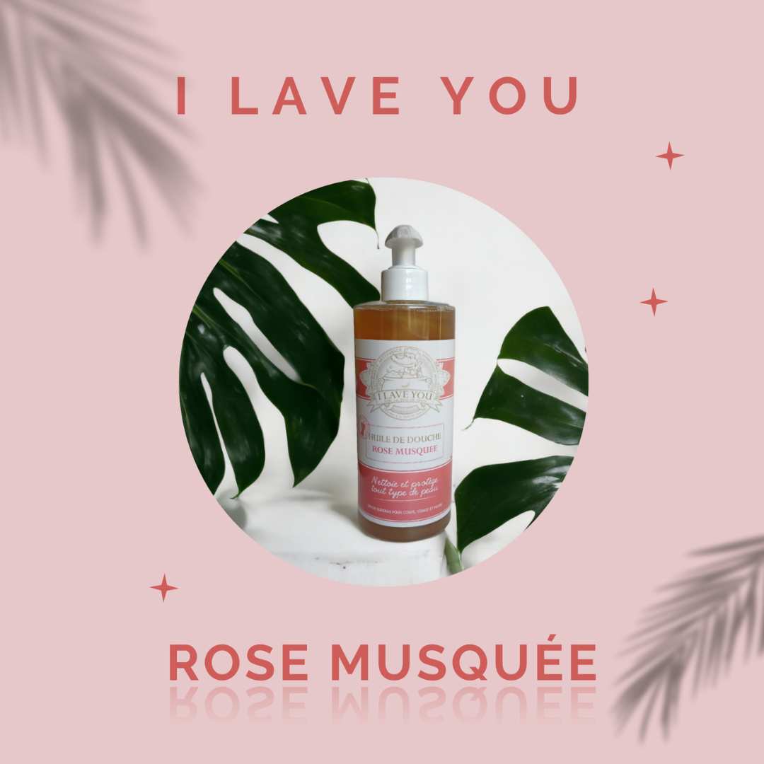 Huile de douche - rose musquée bio – Image 3