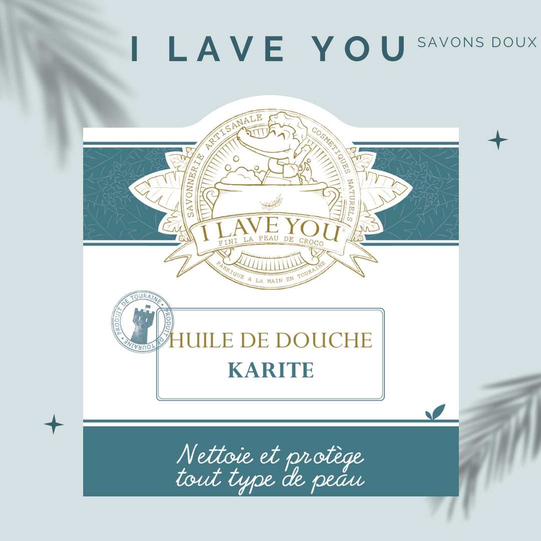 Huile de douche au beurre de karité bio – Image 3