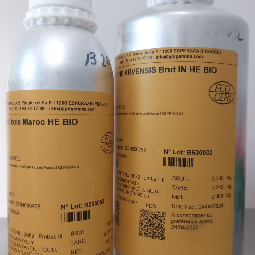 Mes ingrédients biologiques